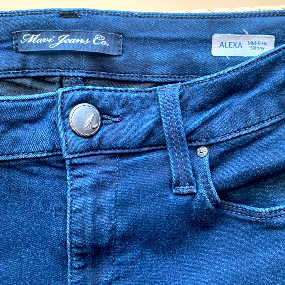 Mavi Jeans Alexa Mid-Rise Skinny Size 28